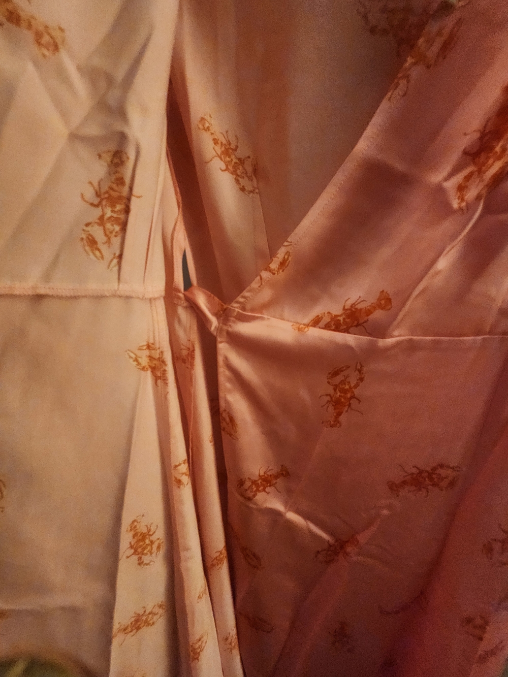 Never Fully Dressed Pink Dress with Red Lobster Print - Picture 3 of 13